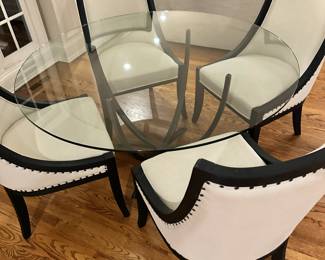 Available for presale - Table measures 54" in diameter. Contact Patty at 847-772-0404 for more details.