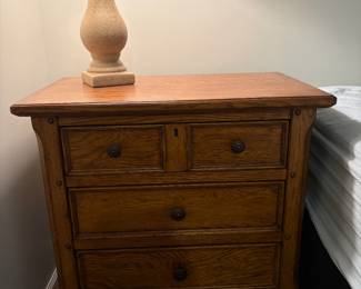 Thomasville three drawer nightstand solid wood $50