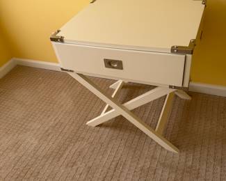 Pottery barn occasional tables or nightstands. We have two of these.