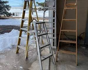 Lot of 3 Step Ladders