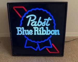 Pabst Blue Ribbon Neon Light Sign