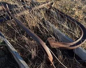 Antique Horse Drawn Cultivator Plow Parts Lot