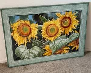 1987 Leroy K. Stephenson Sunflower Art Print