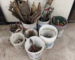 Vintage Handsaws, Screwdrivers, and Miscellaneous Tools