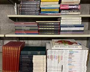 Vintage Book Lot - Encyclopedias, Yearbooks, and Classic Series
