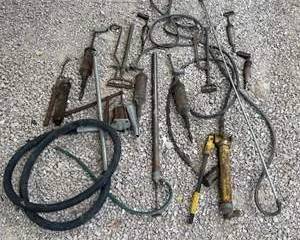 Vintage Grease Guns and Mechanical Tools Lot