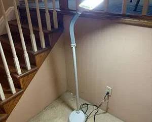 Bell Howell Adjustable Gooseneck Floor Lamp