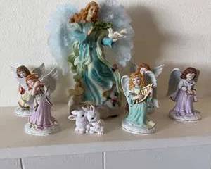 1987 Enesco Guardian Angel Figurine Collection