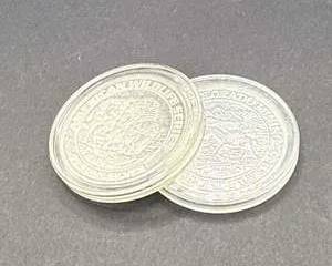 Set of 2 Historic Colorado Mining .999 Pure Silver Coins