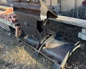 Heavy Duty Steel Snow Plow, 4ft Wide Blade Attachment