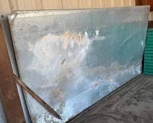 Six Galvanized Steel Metal Panels - Heavy Duty Construction