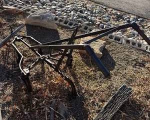 Antique Horse-Drawn Plow Farm Equipment