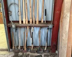 Vintage Axe and Maul Collection with Replacement Handles