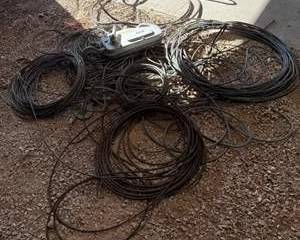 Vintage Gearhol Overhaul Hoist with Steel Cables