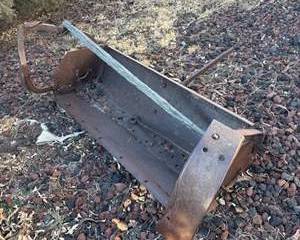 Antique 1920s-1930s Steel and Wood Hay Seeder