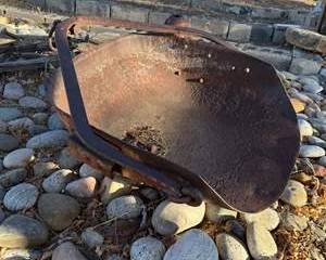 Antique Cast Iron Farm Plow Seat