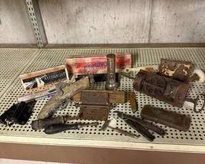 Vintage Assorted Antique Tools and Memorabilia Lot
