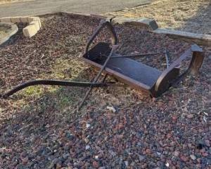 Antique 19th Century Horse-Drawn Plow Implement