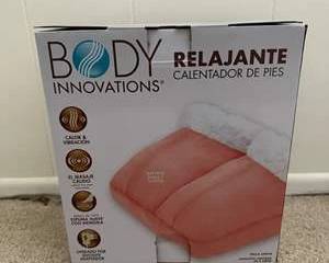 Body Innovations Soothing Foot Warmer - Heated Foot Massager