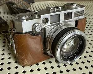  Vintage 1940s Argus C3 Rangefinder Camera with Accessories