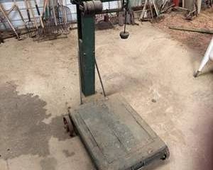 Vintage Toledo Platform Floor Scale