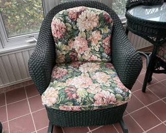 Wicker Resin Rocker - $200