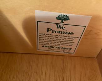 American Drew expandable top sideboard