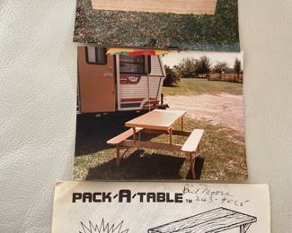 The original Pack-A-Table in the original box! We have four tables, sold separately