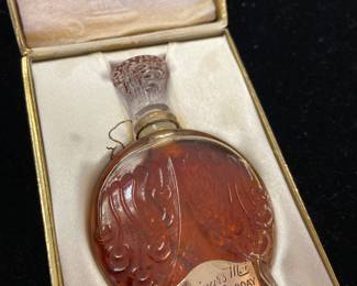 Vintage bottle of Toujours Moi Corday perfume from Paris, France in the original box! Note: the bottle is half-full & the box is in very good condition