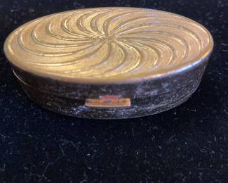 Vintage Max Factor 1950’s lipstick & mirror compact. Note- no lipstick left, some condition issues