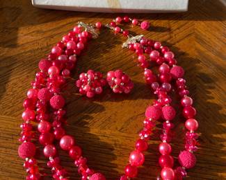 Lovely costume jewelry with original box