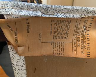 Vintage twin headboards bought by the homeowner for her daughters’ bedroom when they were growing up over 70 years ago!  Fabulous condition!  Very Retro!