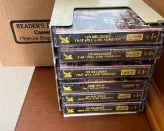 Vintage Reader’s Digest cassette tapes with original box