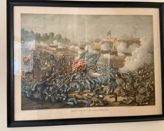 “The Battle of Williamsburg”, lithograph