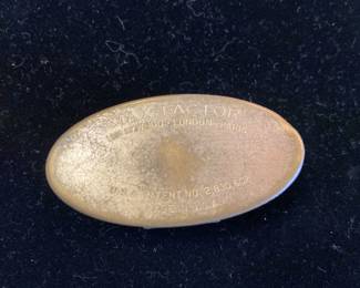 Vintage Max Factor 1950’s lipstick & mirror compact. Note- no lipstick left, some condition issues