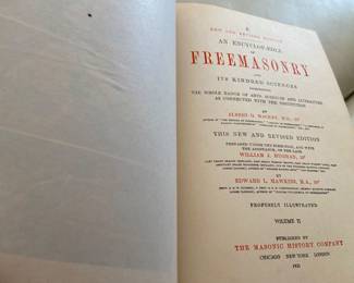 “An Encyclopedia of Freemasonry and Its Kindred Sciences”, Volume Two 1921, in very good condition