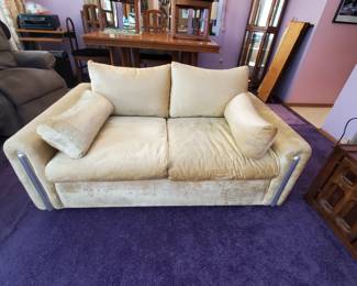 MCM Champagne Loveseat 