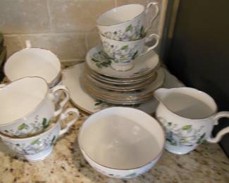 royal Stafford china cake set