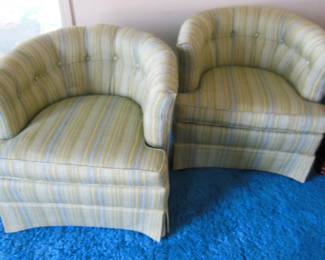 vintage pair chairs