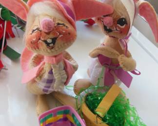 Easter Annalee bunnies