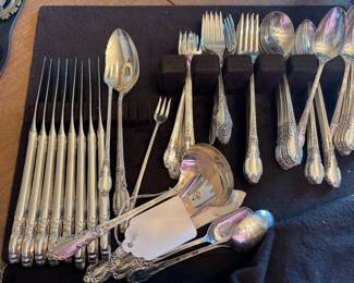 silver plate flatware