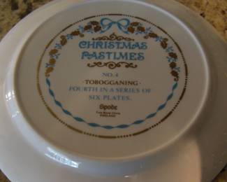 Christmas plates