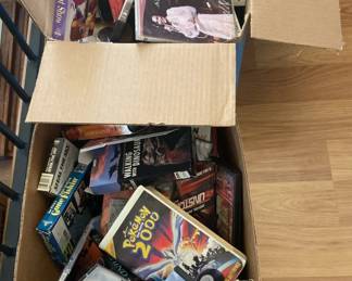 Assortment Of CDs, VHS Tapes, DVDs