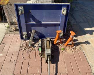 Car Jacked For Repair 