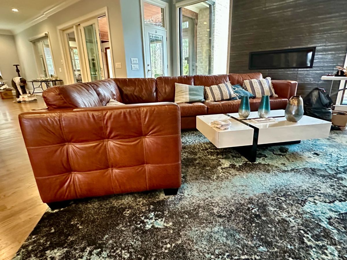 Fantastic Leather Sectional