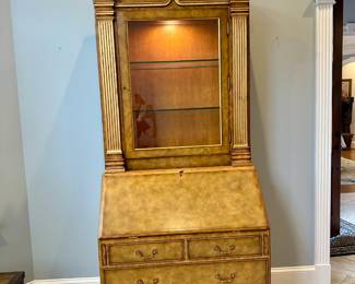 Maitland Smith Drop front Secretary with display top