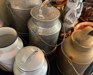 VINTAGE MILK JUGS/CANS