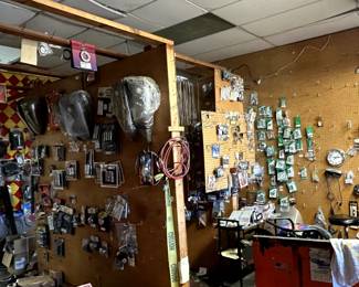 tanks and various parts