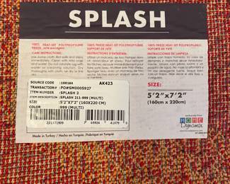 description of SPLASH rug