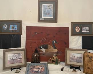 Several Photos Of Ducks Dogs